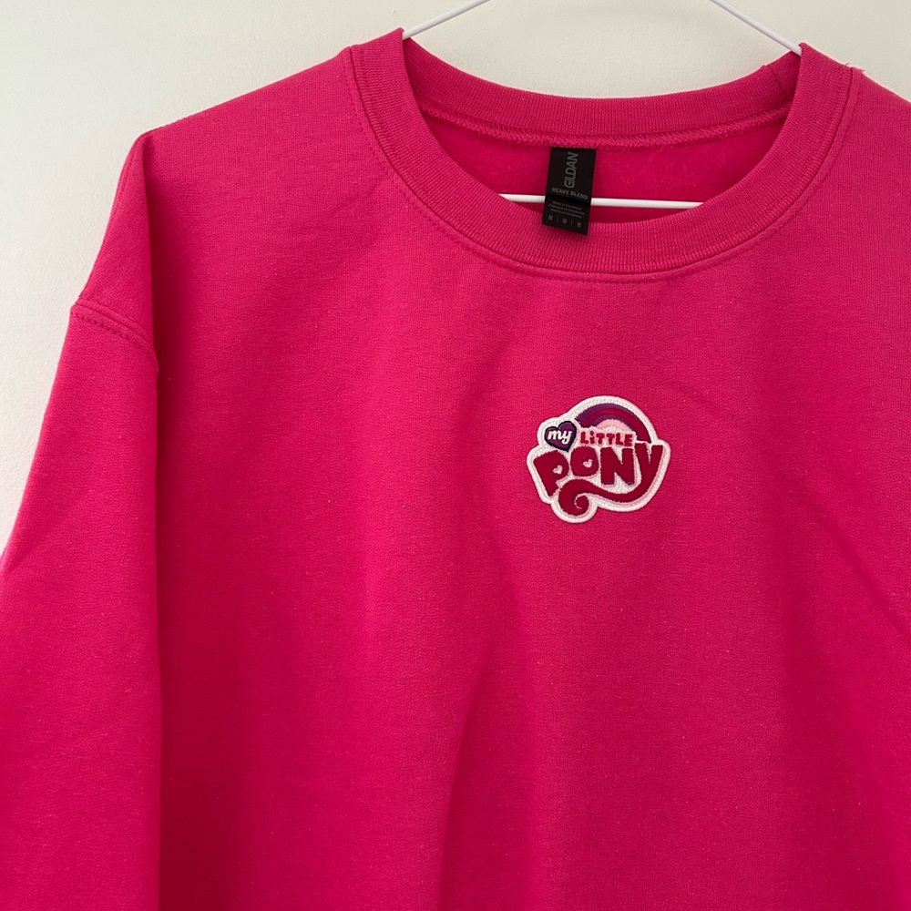 🐴 my little pony patch crewneck